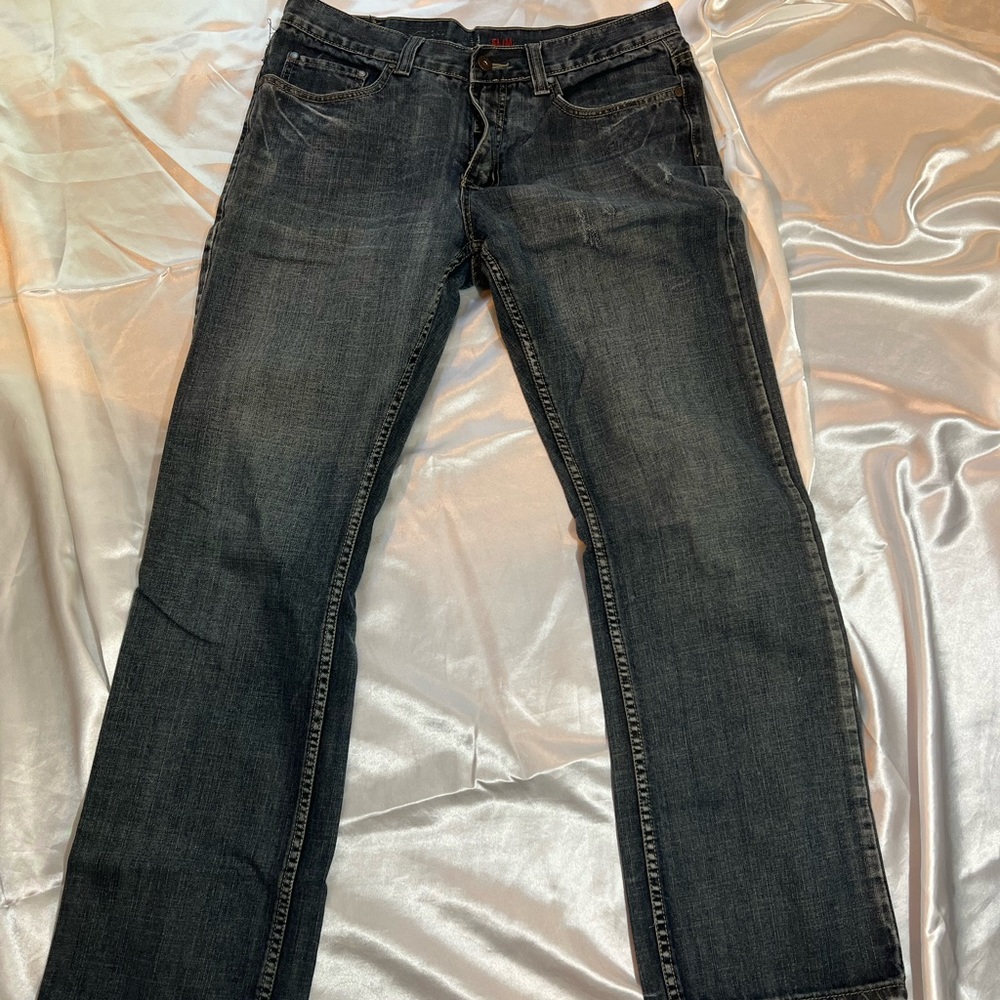 Old school urban pipeline 1990 real denim jeans with a flare